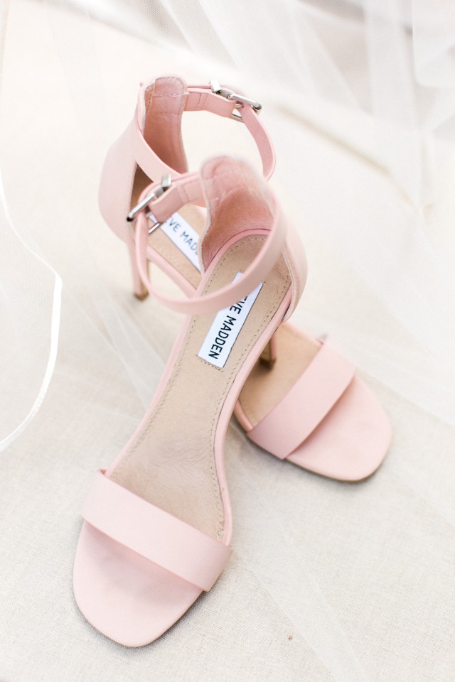 pink steve madden wedding shoes