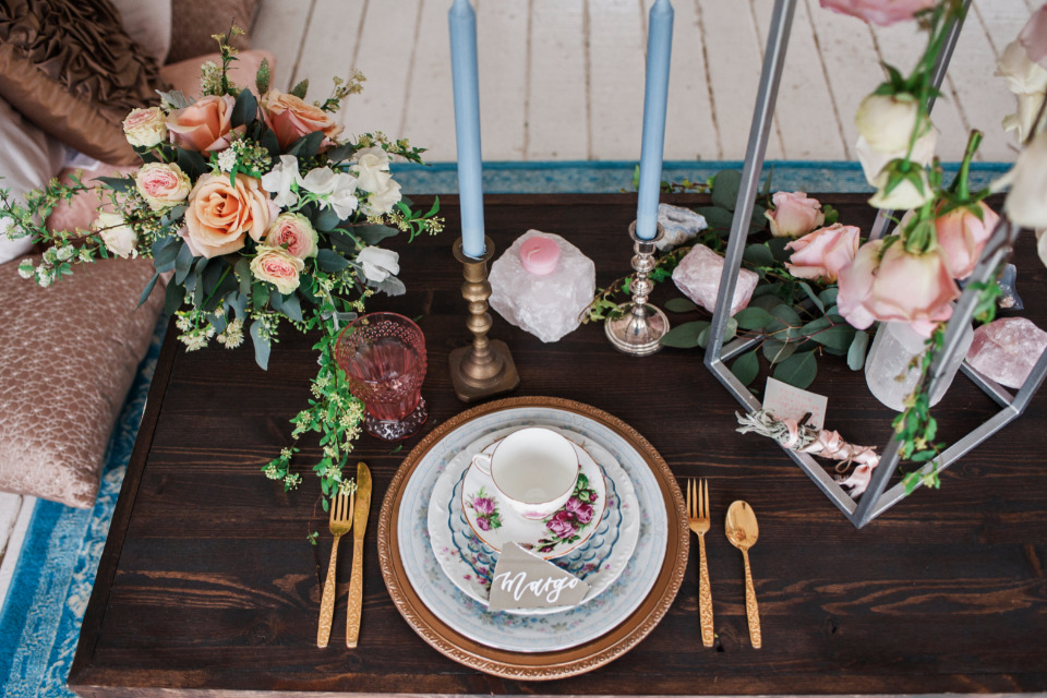 bohemian wedding table ideas
