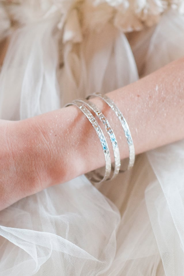 pretty bangle bracelets for the bride