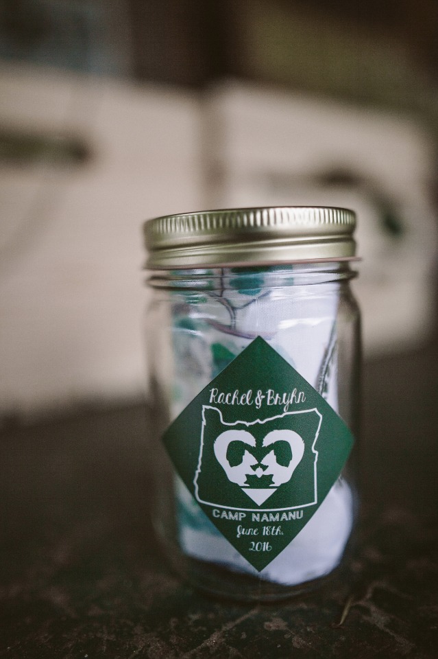 Cute custom wedding favor