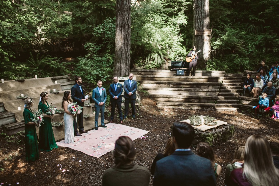 Beautiful outdoor ceremony