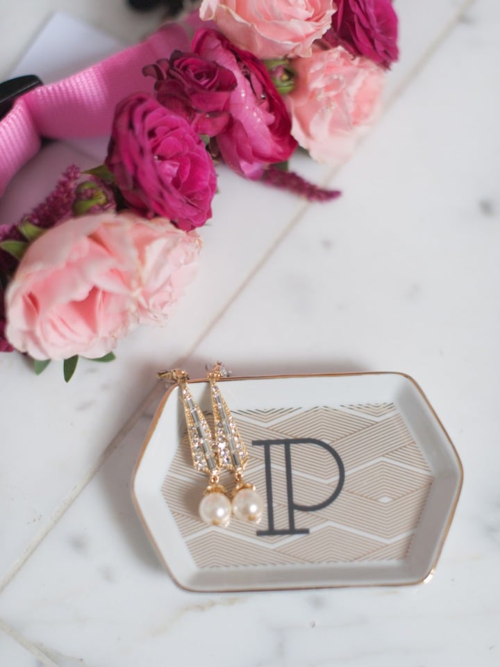art deco inspired pearl chandelier earrings