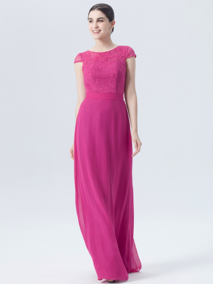 Magenta Bridesmaid Dress