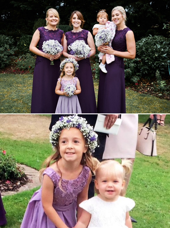 purple bridesmaid dresses