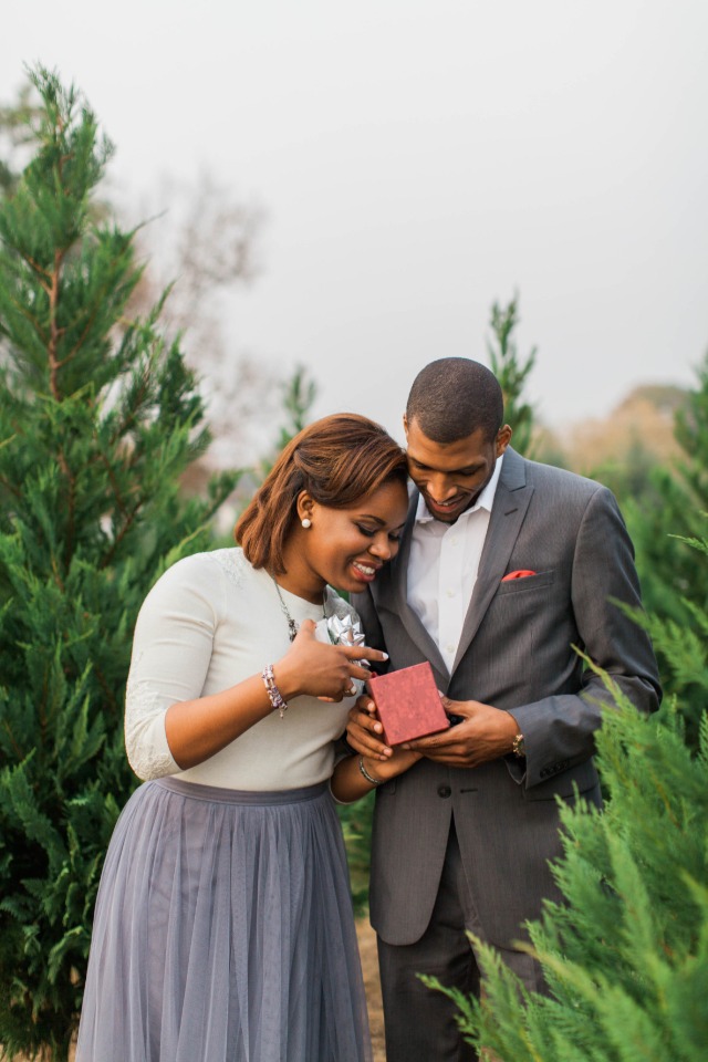 Surprise gift for the surprise engagement