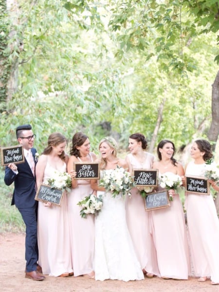 You'll Be Blushing Over This Enchanting Forest Wedding In Arizona
