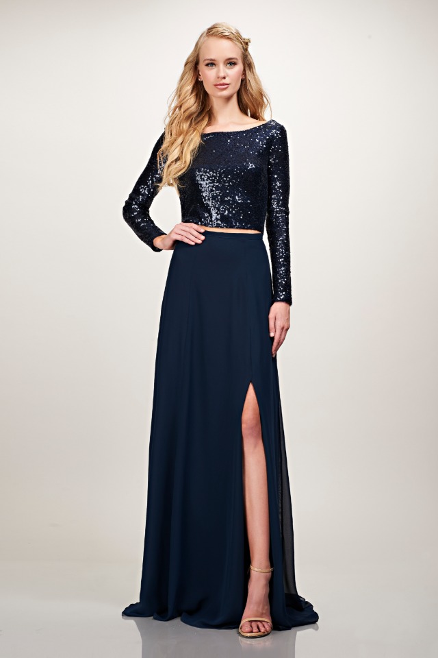 mix and match two piece gown