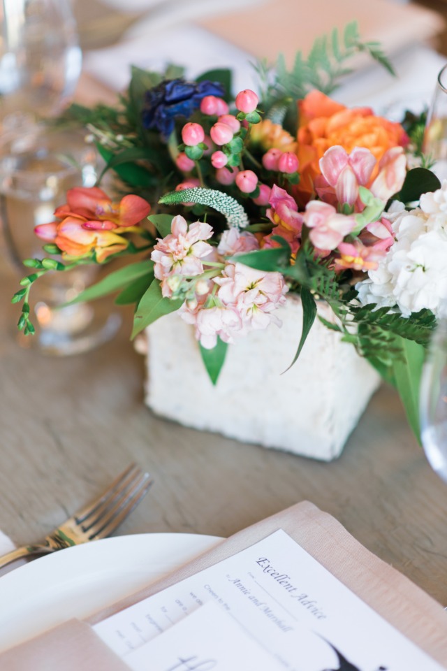 bright and fun floral arrangement