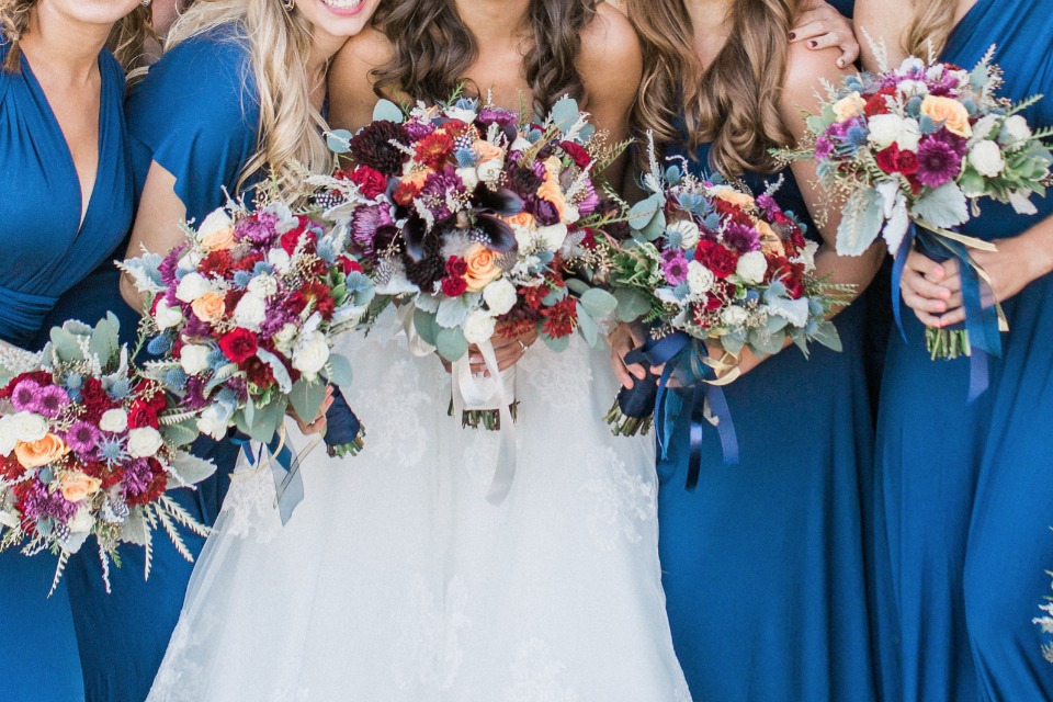 Colorful bouquets