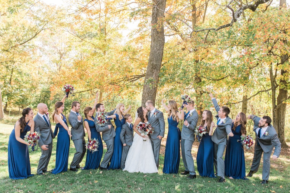 Fun bridal party!