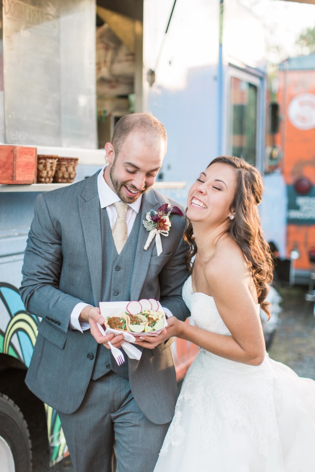 Food truck wedding