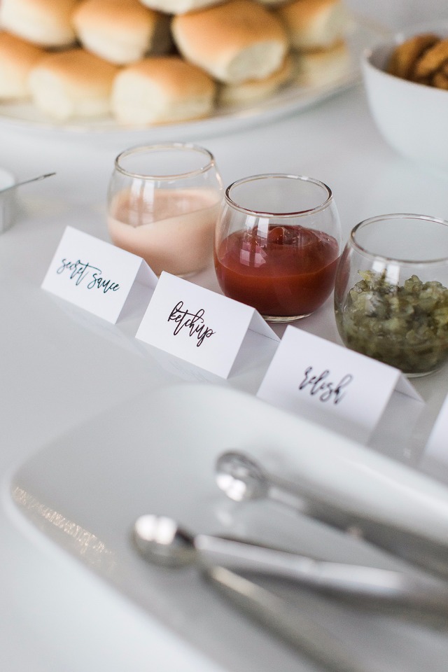 condiment cards