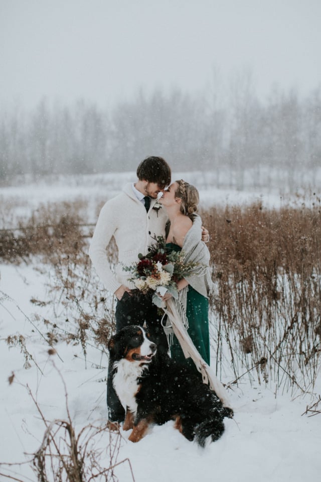 stunning winter wedding ideas based on hygge