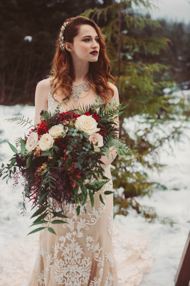 Don't Like Snow? This Gorgeous Winter Wedding Will Make You Rethink