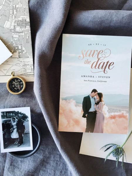 Super Stylish Save The Dates From Minted