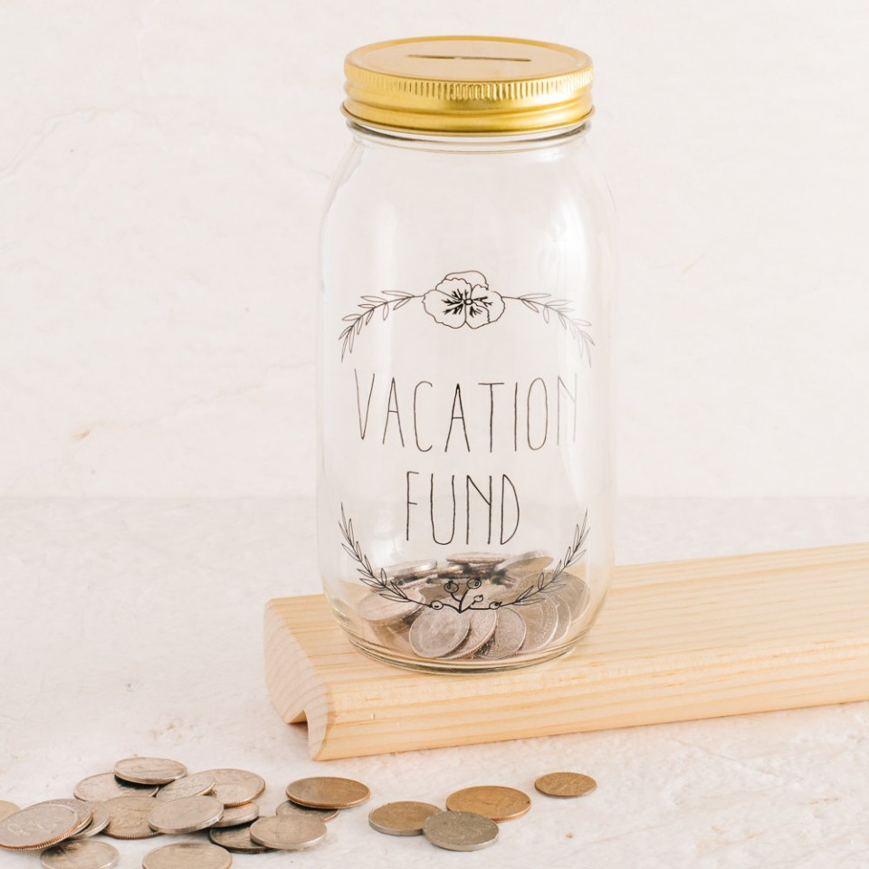 Vacation Fund Savings Jar