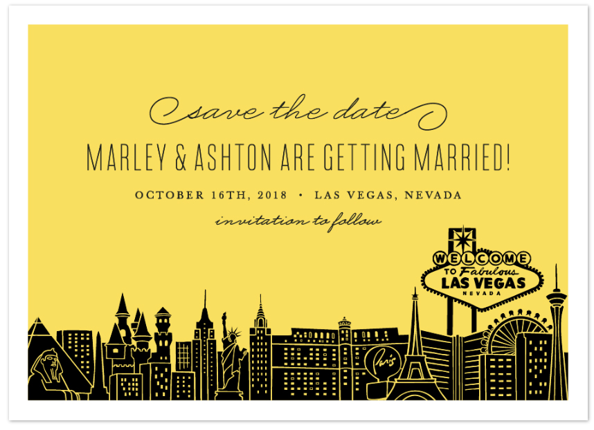 Vegas Save The Date