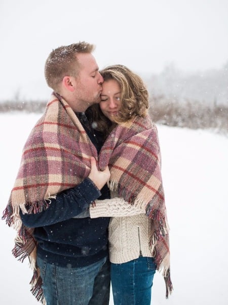 Warm Toes Are Overrated, Especially For This newly Engaged Couple!