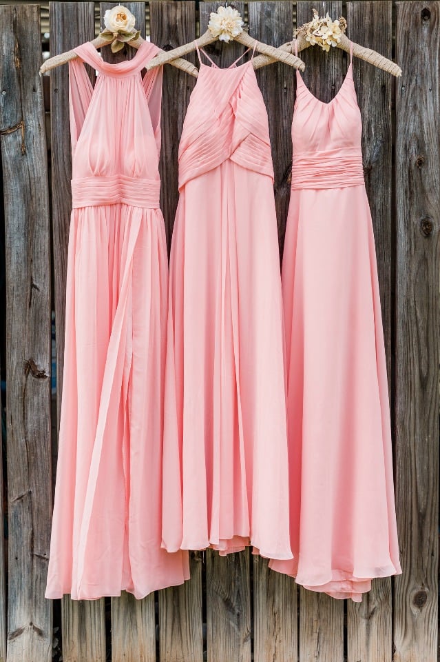 Mix and match styles for your bridesmaids from Azazie