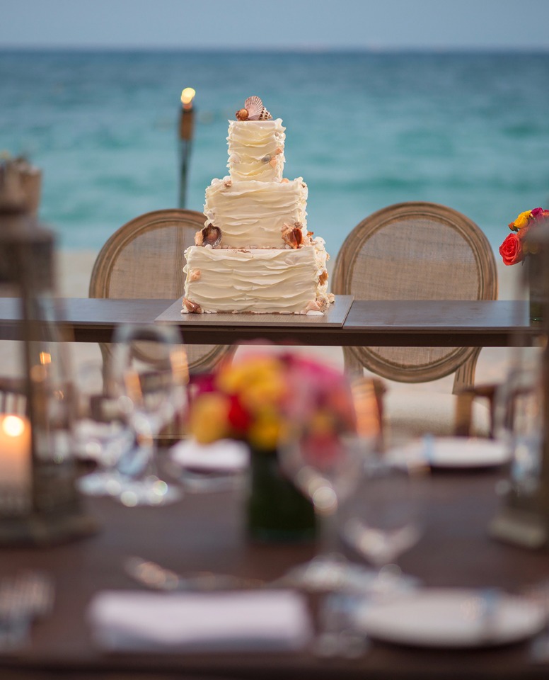 seashell wedding cake for your beach wedding