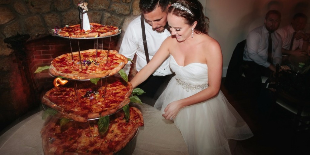 Beautifully Unique Miami Wedding + A Pizza Cake
