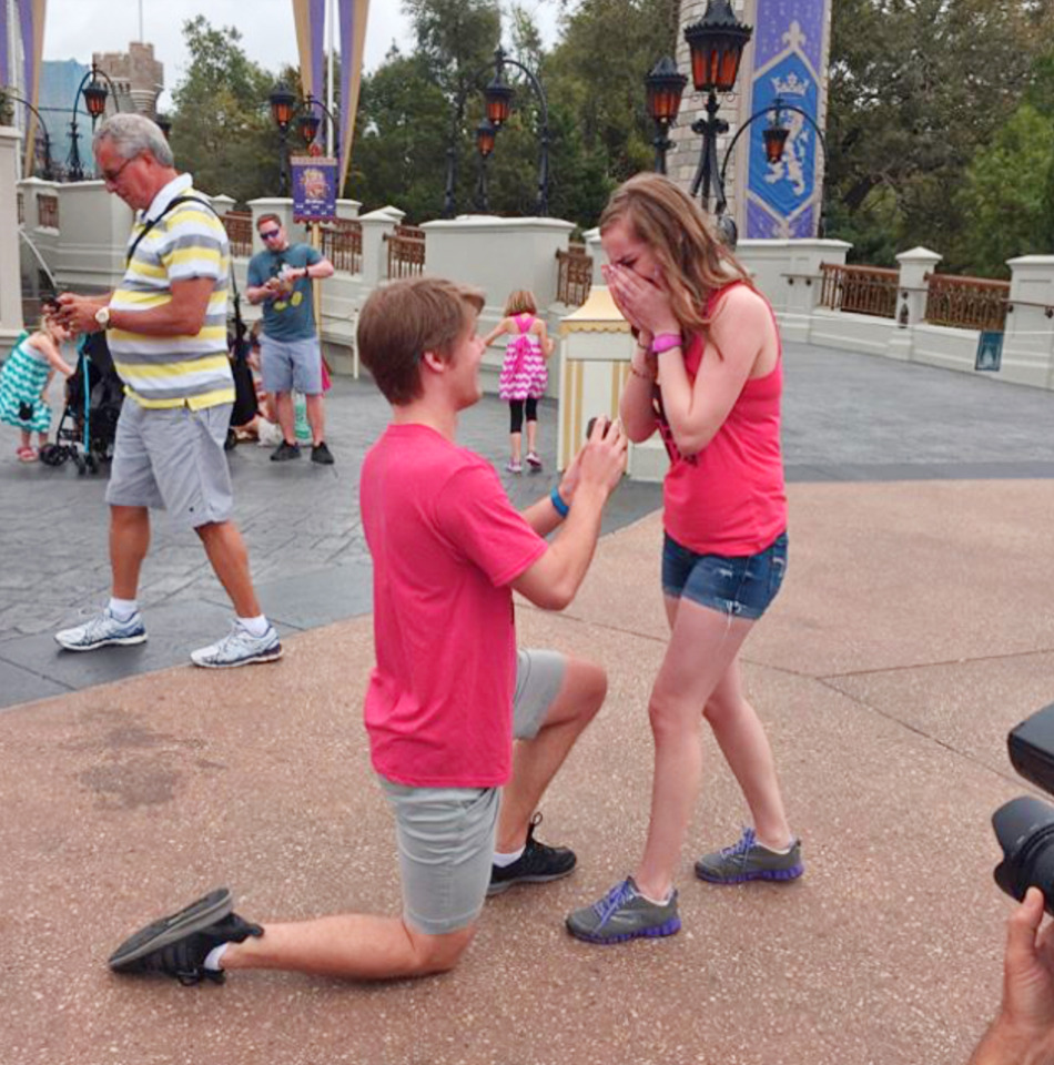 Disneyland surprise proposal