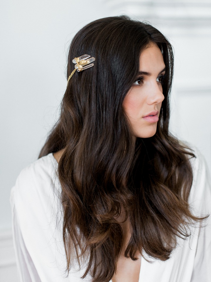Crystal hair accessory from Emma Katzka Bridal