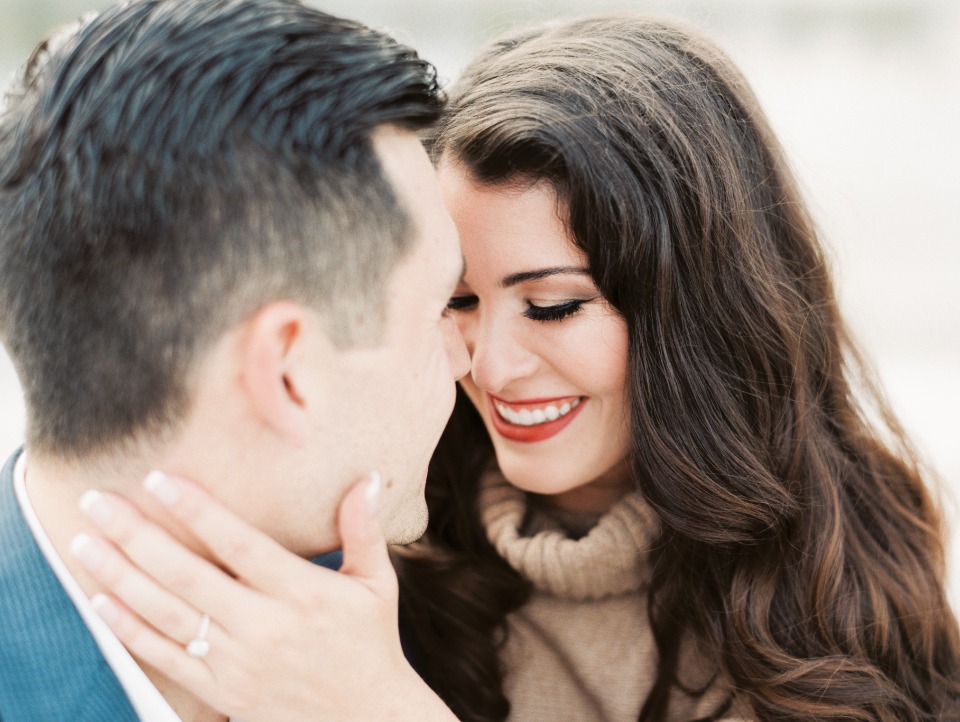 Make up and hair idea for engagement shoot