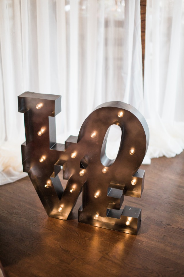 love light up marquee sign