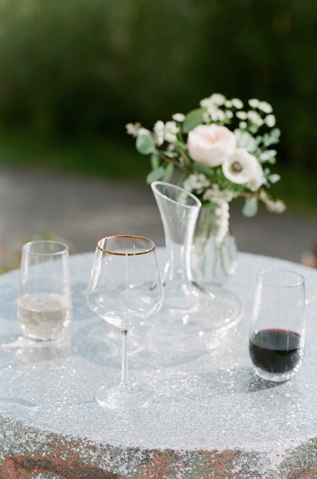 wine wedding ceremony