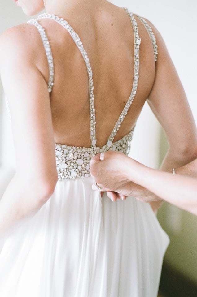 Hayley Paige crystal bodice wedding dress