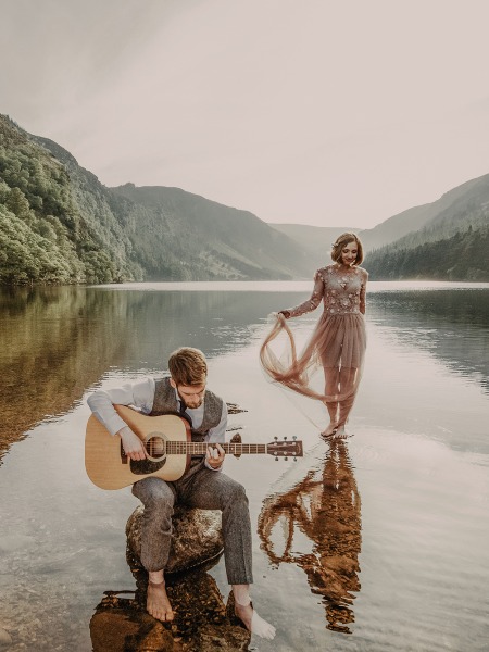 Magic Seems Real At This Lakeside Glendalough, Ireland Wedding Shoot