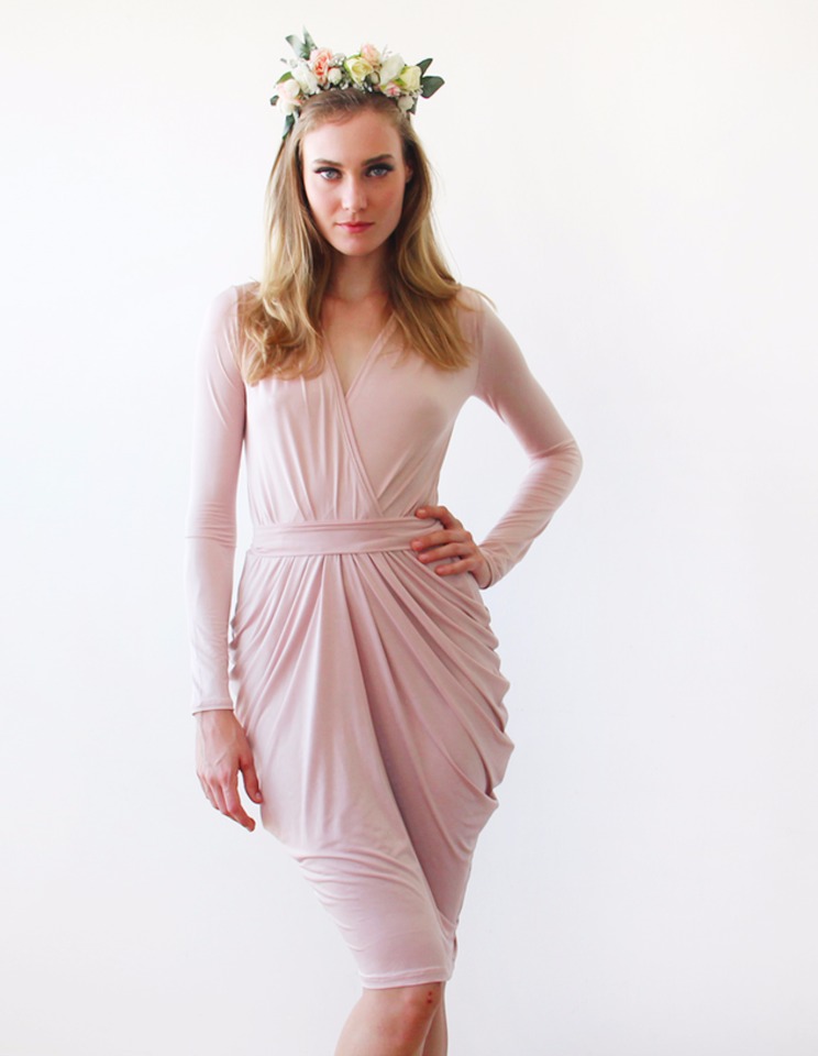 relaxed and romantic bridesmaid dress