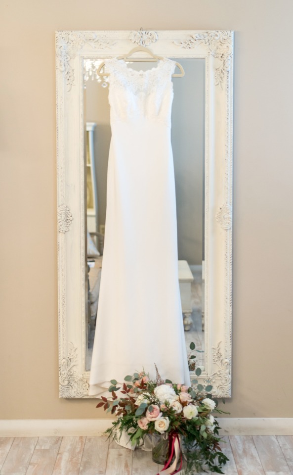 Lacey wedding dress