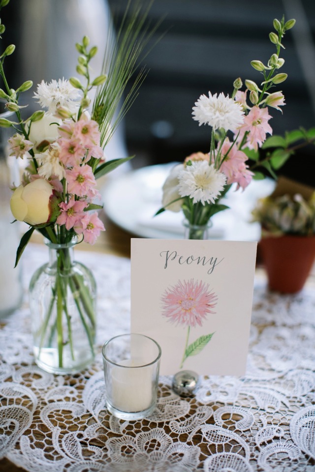 tables named after flowers