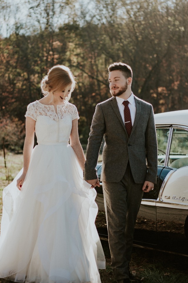 Lace and Liberty wedding dress