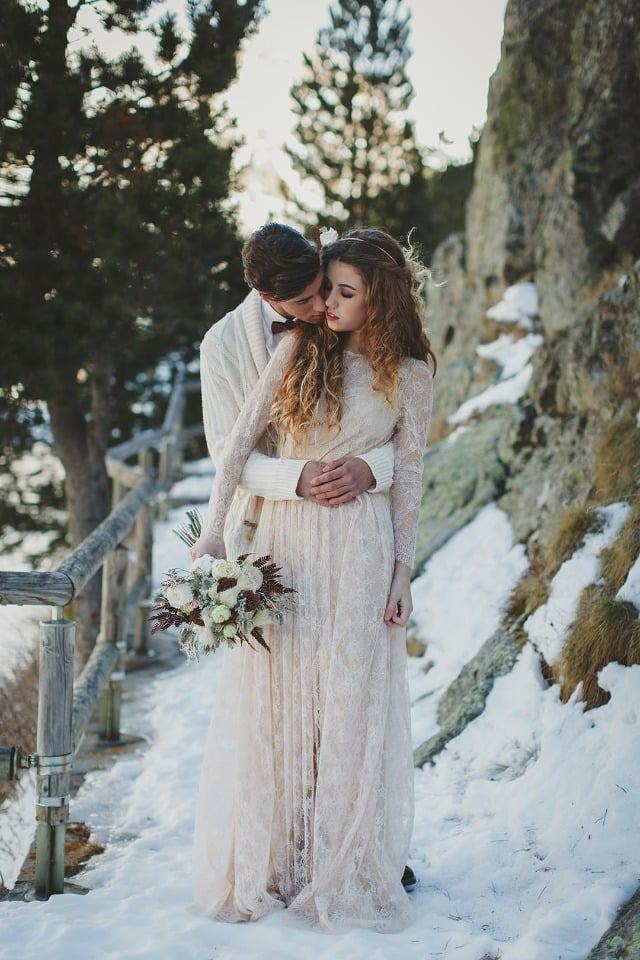 Frozen wedding shoot
