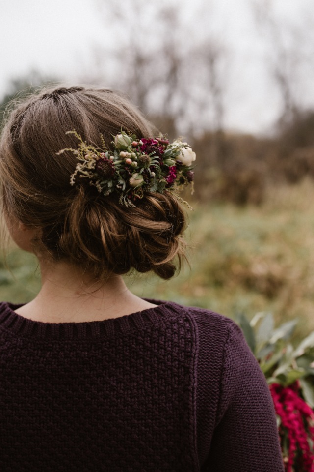 Floral hair accessory