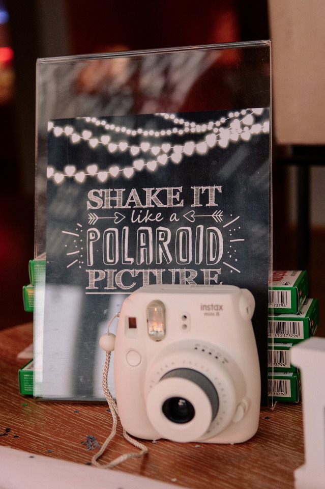 shake it like a polaroid picture sign