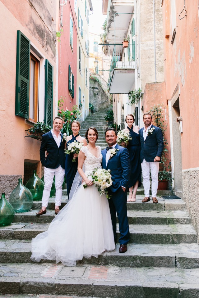 Natural rustic destination wedding in Italy