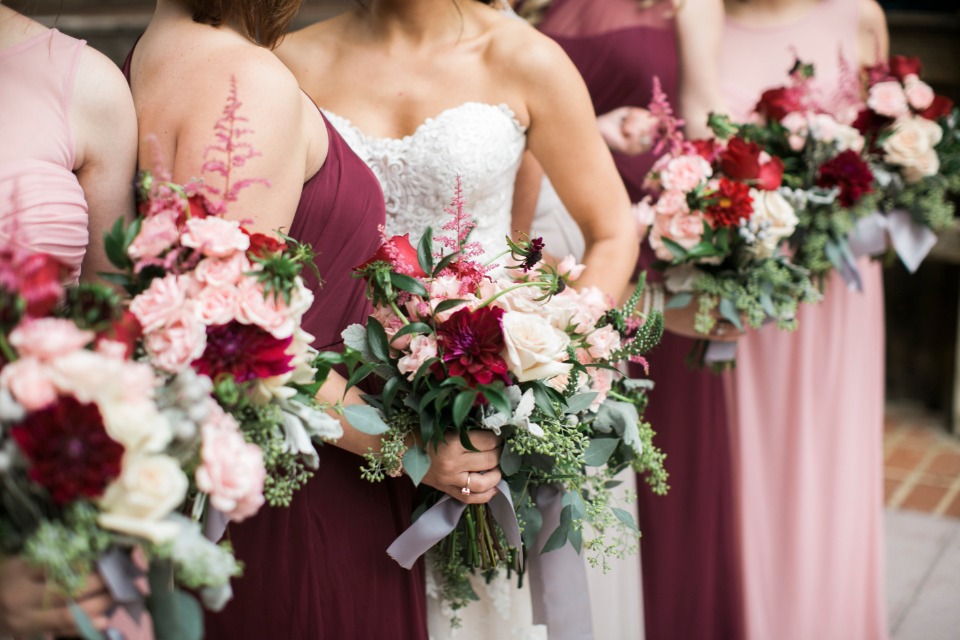 Beautiful bridesmaid bouquets