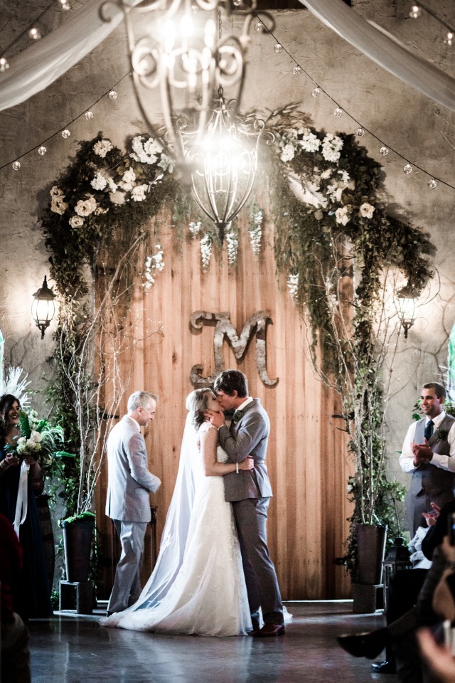Gorgeous indoor wedding