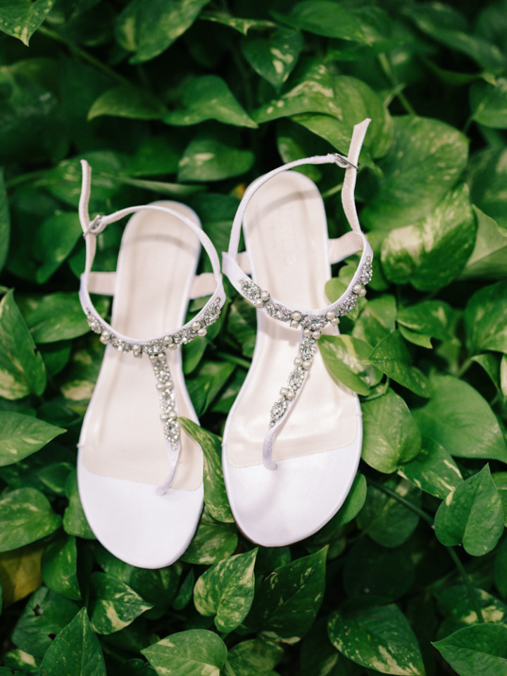 crystal and pearl wedding shoes