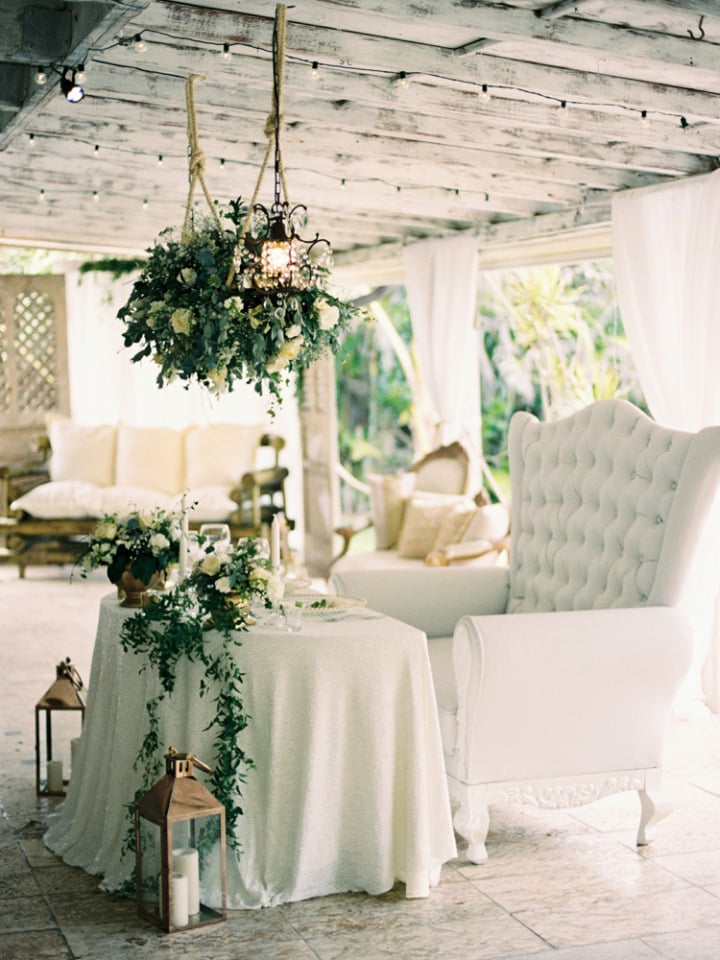 beautiful sweetheart table for destination wedding