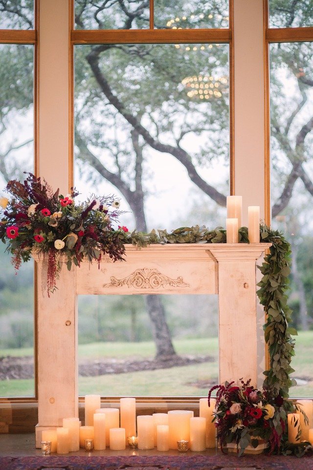 wedding hearth for your ceremony backdrop