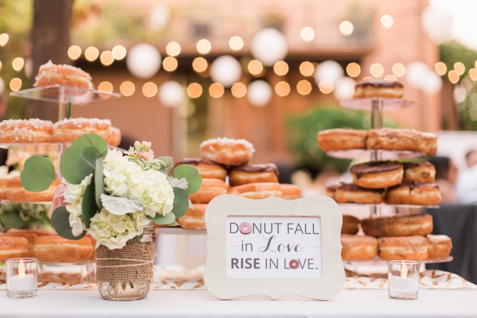 Cute donut table sign