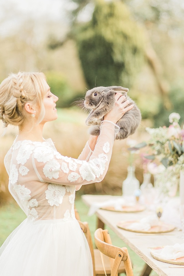 Bride and bunny