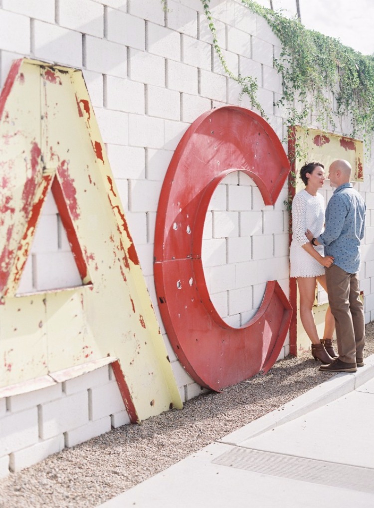 Fun Laid Back Palm Spring Engagement