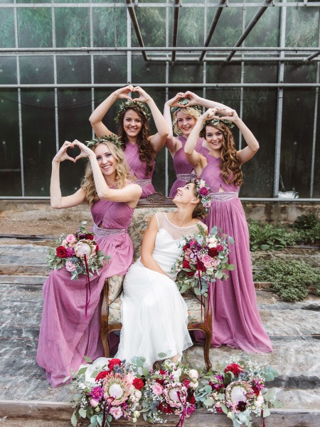 Gorgeous Modern Boho Greenhouse Wedding Inspiration From Germany