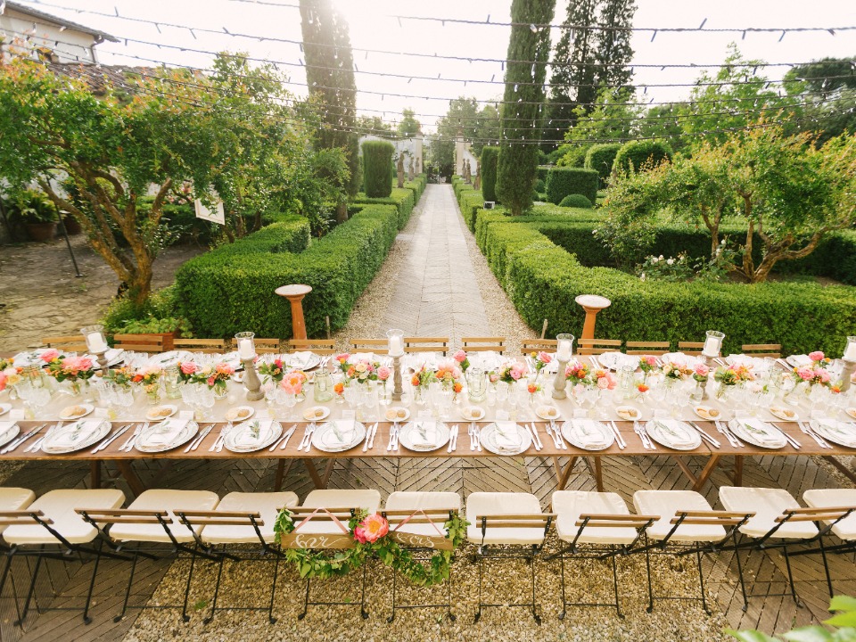 Garden Villa wedding in Florence